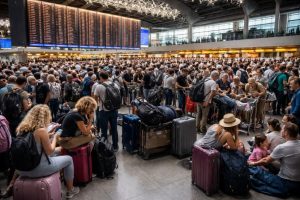 Massive Flight Chaos Leaves Hundreds of Travelers Sleeping in European Airports Tonight